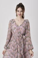 فستان شيفون بليسية