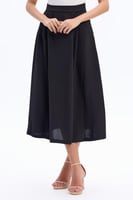 تنورة كلوش ميدي