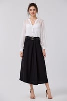 بلوزة شيفون ناعم اوف وايت