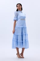 فستان شيفون مع كريستال