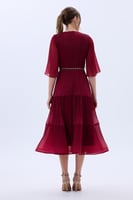 فستان شيفون بليسيه