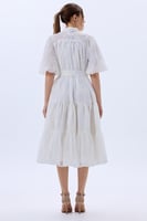 فستان شيفون مطرز