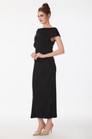 فستان لوريكس طبع مخمل