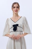 فستان كلوش كريب