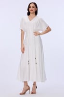 فستان كريب سكري