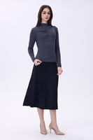 بلوزه رصاصي غامق