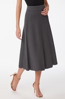 تنورة استرتش بحياكة بارزة