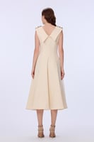 فستان كريب بازرار مميزة