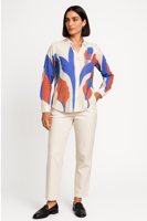 قميص مطبّع بألوان زاهية