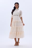 فستان شيفون مع كريستال