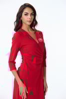 فستان كريب درابيه