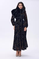 شال أسود فاخر