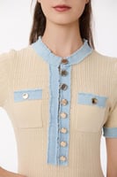 فستان صوف استرتش