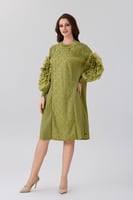 فستان بليسية اخضر كيوي