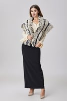 شال فرو بالوان الاسود