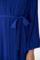 فستان شيفون بليسية أزرق ملكي