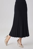 تنورة صوف ناعم بليسيه