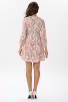 فستان بليسيه بنقشة الورد