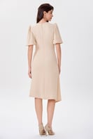 فستان كريب بيج بقصة كلاسيكية