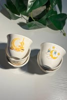 فناجيل قهوة سعوديه ( فنجال واحد ) بثيم رمضان والعي...