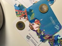 بطاقة ثيم اليوم الوطني مع إضافة ريال