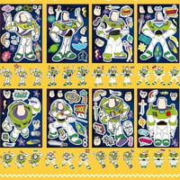 ملصقات لغز تركيب للأطفال (باز يطير)