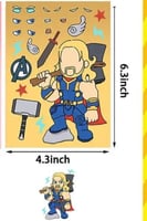 ملصقات لغز تركيب للأطفال