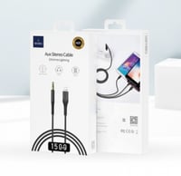 كيبل صوت من Type C الى AUX - اسود WIWU - 3.5MM AUD...