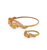 اسوارة وخاتم ذهب - عيار 21- 19.56 جرام تقريباً