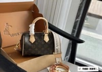 شنطة لويس فيتون جلد طبيعي شامل الملحقات مقاس 25