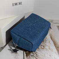 شنطة مكياج ديور جينز Dior jeans makeup bag