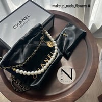 شنطة شانيل مع محفظه و ستراب شامل البوكس VIP - GHW