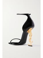 SAINT LAURENT صندل "مارلين" بحزام خلفي من الجلد ال...