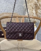 شنطة كافيار هارد فضي – مقاس 22