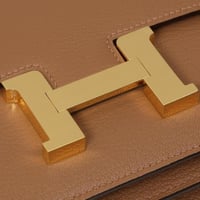 شنطة هيرمس كونستانس جلد إبسوم مع قفل ذهبي