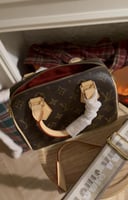 شنطة لويس فيتون جلد طبيعي شامل الملحقات مقاس 25