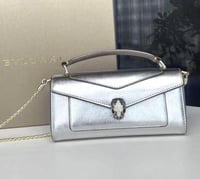 حقيبة بولغاري فضي ماستر