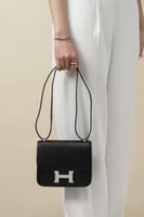 شنطة هيرمس كونستانس جلد إبسوم مع قفل ذهبي