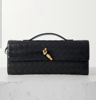 شنطة بوتيغا إنترتشياتو السوداء — طراز فاخ