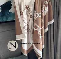 شال شتوي نسائي دبل فيس يلبس جهتين