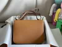 شنطة هيرمس كونستانس جلد إبسوم مع قفل ذهبي