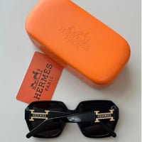 نظارة HERMÈS النسائية – علامة الـ H الذهبية الفاخر