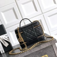 شنطه شانيل فيانتي اسود مقاس 19