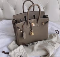 حقيبة بيركين 25 سم. . Gold Hardware