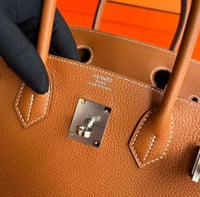 حقيبة بيركن 30 سم. (معدن فضي