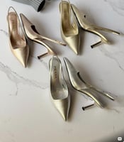 كعب براد فضي فاخر – موديل سلوينج بوينت