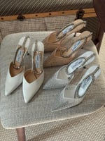 صندل Dolce & Gabbana – كعب سلاب باك جلد فاخر نبيت