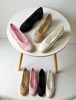 حذاء شانيل بَليرينا ليز تول كروشيه – Chanel Ballet