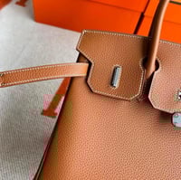 حقيبة بيركن 30 سم. (معدن فضي