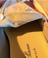 لورو بيانا شوز نسائي فلات جلد شامواه مخملي